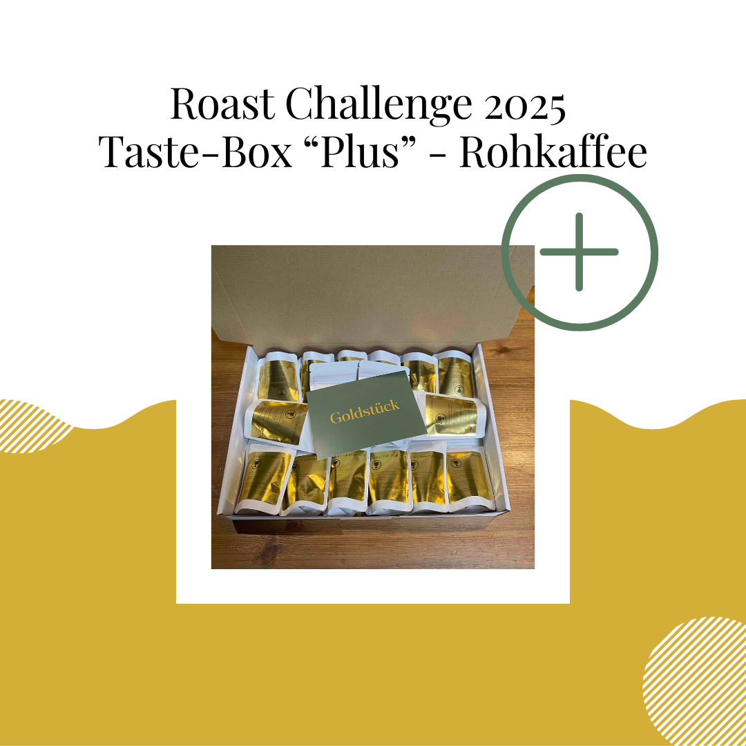 Taste-Set "Roast Challenge" Plus Rohkaffee